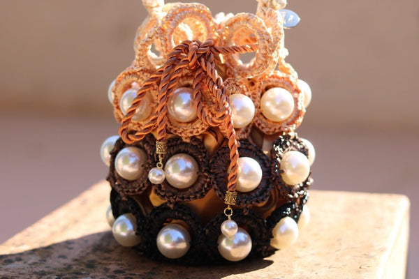 Alameda Turquesa HANA BUCKET Black And Gold