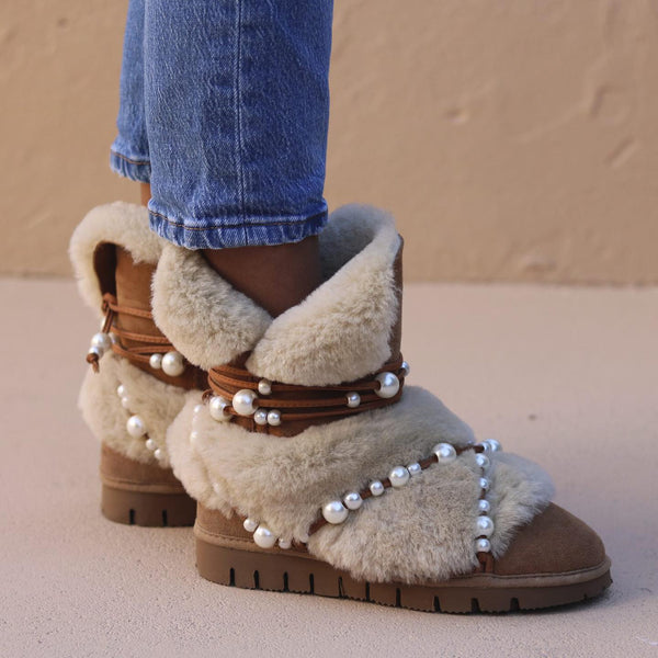 alameda turquesa LEO SHEARLING BOOTS
