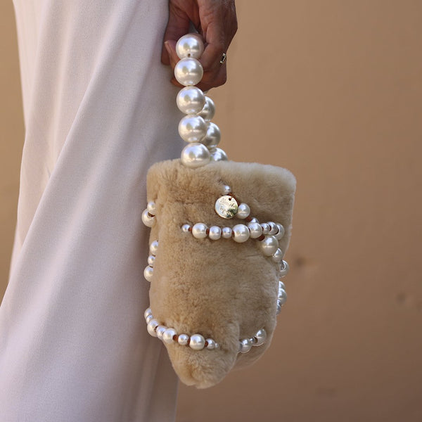 Alameda Turquesa LEO The Shearling Bag