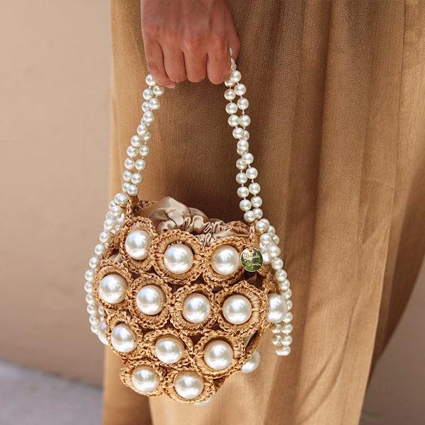 alameda turquesa MINI HANA GOLD BAG