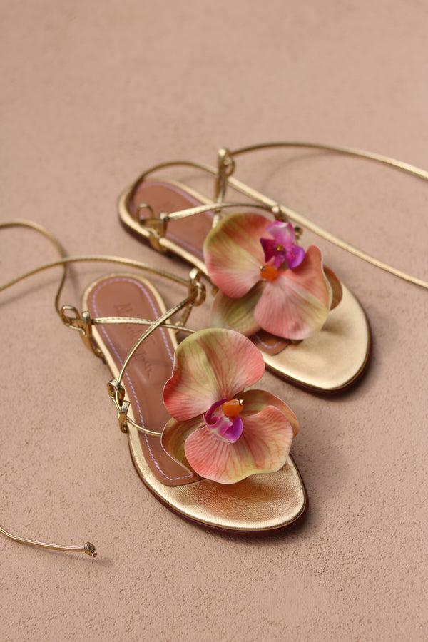 Alameda Turquesa VICTORIA FLOWER SANDALS