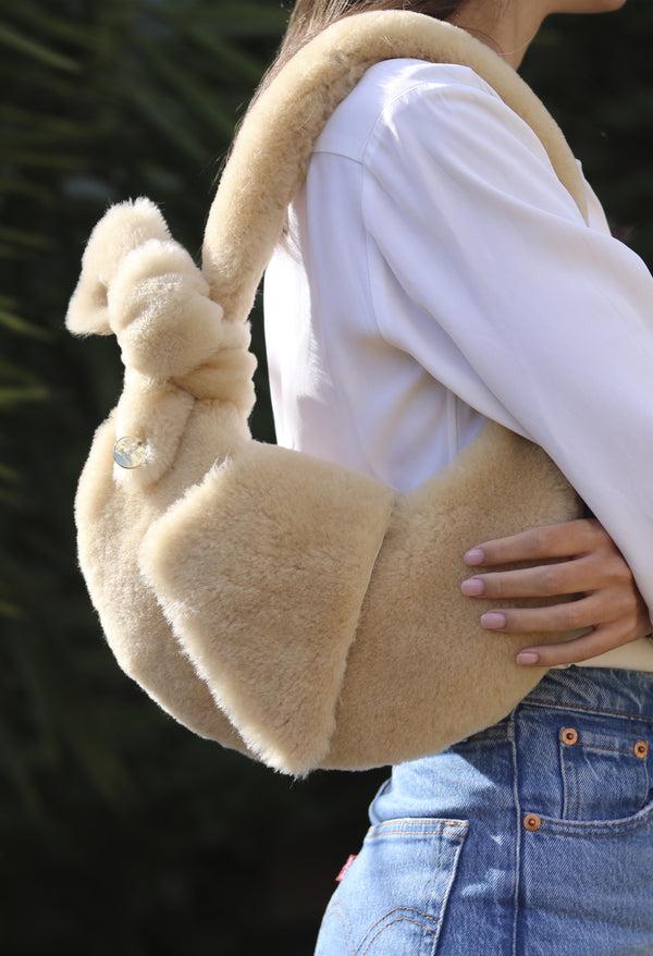 alameda turquesa ZERMATT the shearling bag