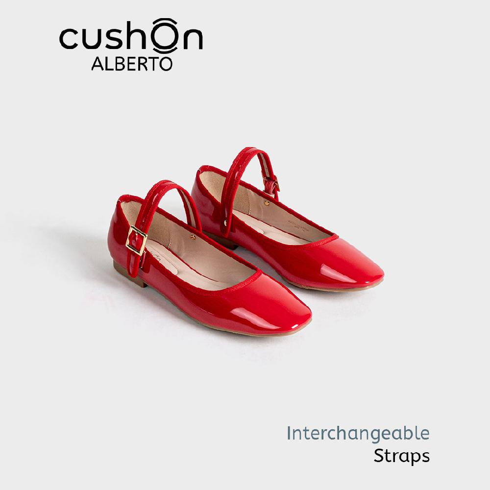 alberto cushOn Women's Elisse Ballet Flat