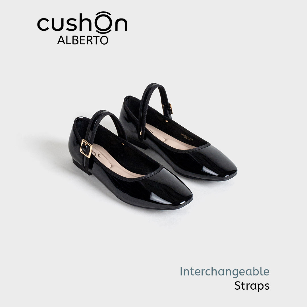 alberto cushOn Women's Elisse Ballet Flat