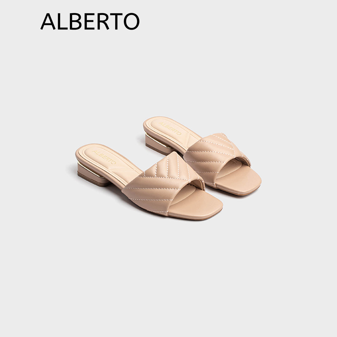 alberto Women's Chase Quilt Heeled Sandals