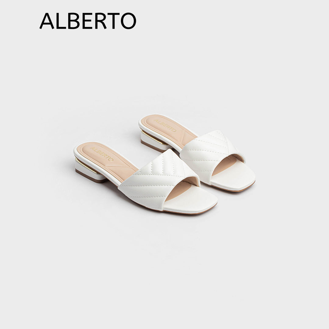 alberto Women's Chase Quilt Heeled Sandals