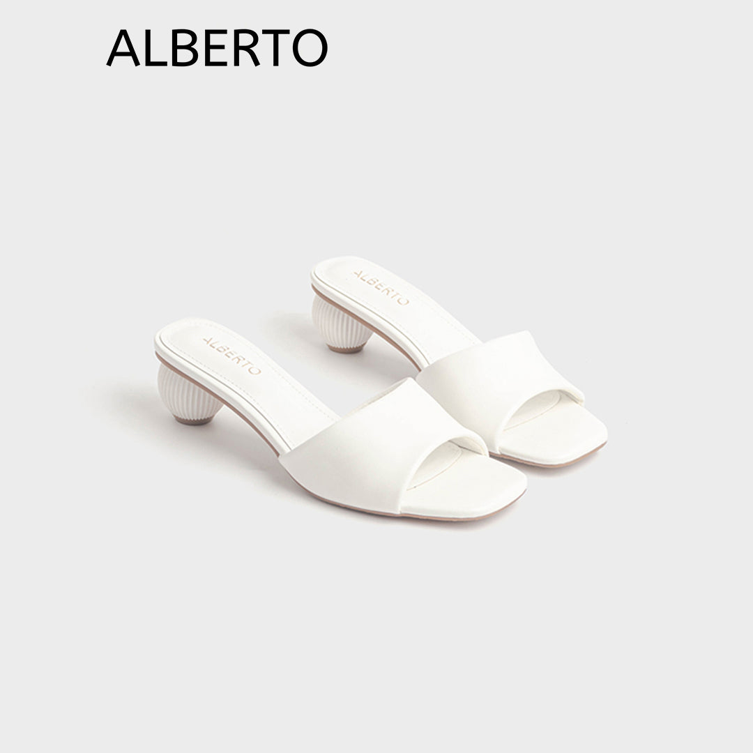 alberto Women's Cherry Plain Heeled Sandals