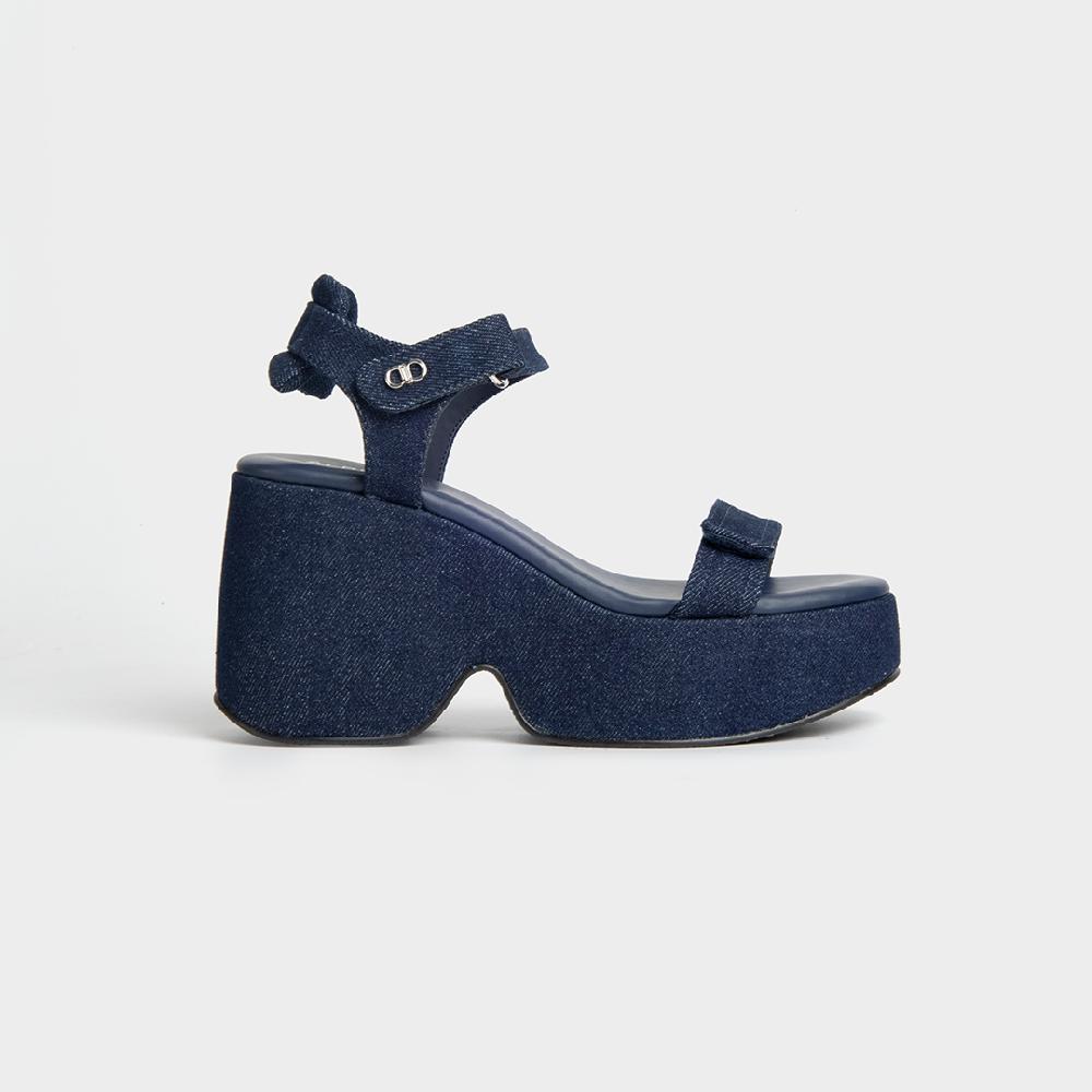 Alberto Women's Debora Denim Platform Sandals