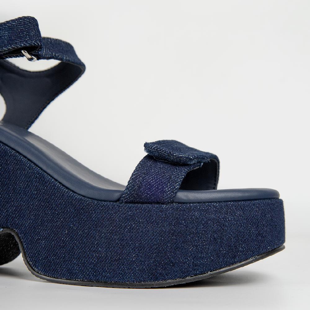 Alberto Women's Debora Denim Platform Sandals