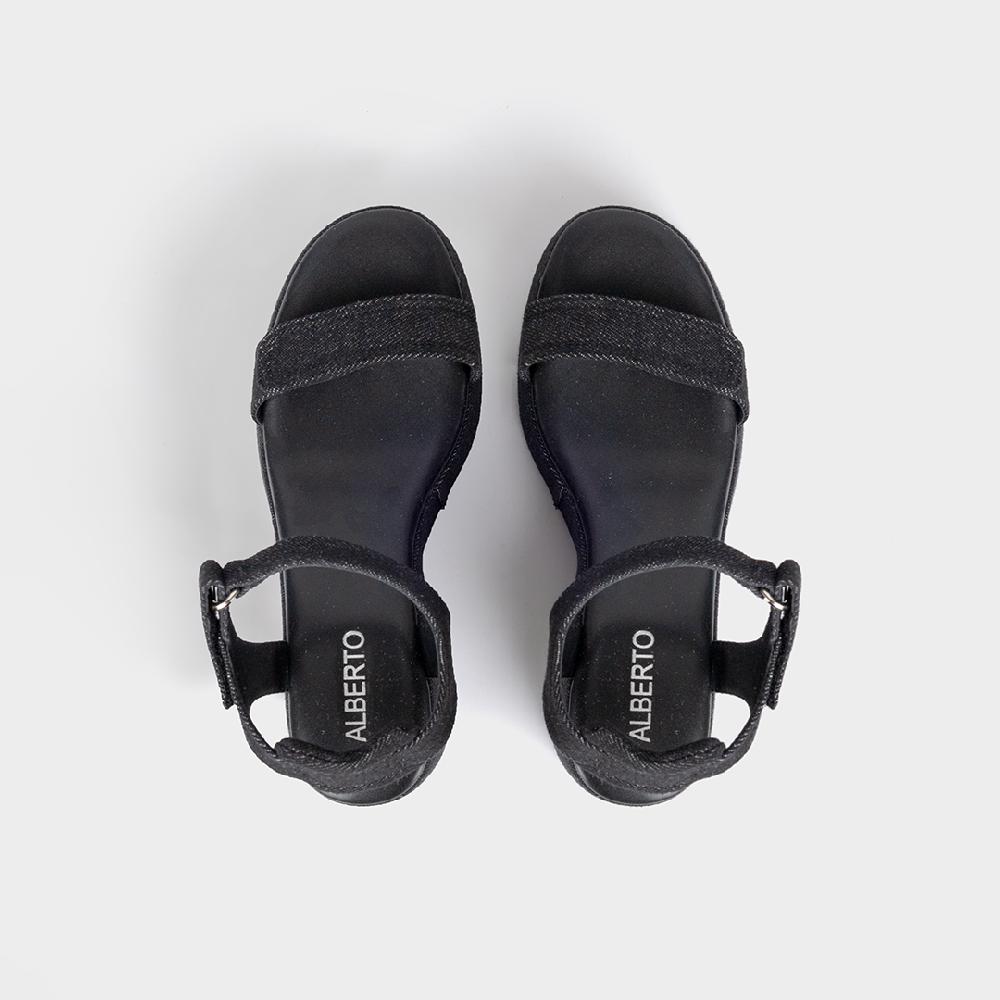Alberto Women's Debora Denim Platform Sandals