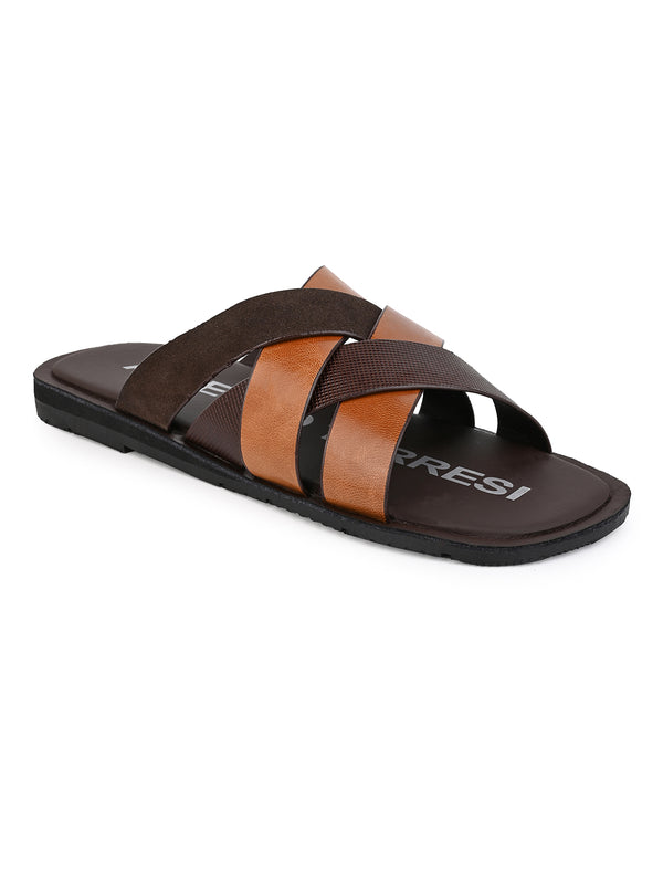 Alberto Torresi Alberto Torresi 271 Trendy Non Stitched Strap Leather Slippers