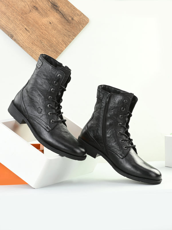 alberto torresi Alberto Torresi Barcus Black Ankle Boots