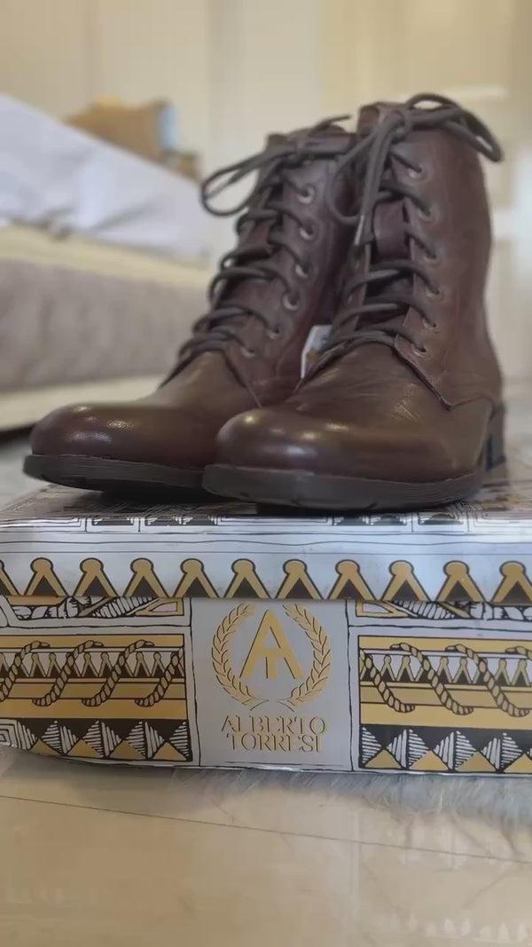 Alberto Torresi Alberto Torresi Barcus Brown Ankle Boots