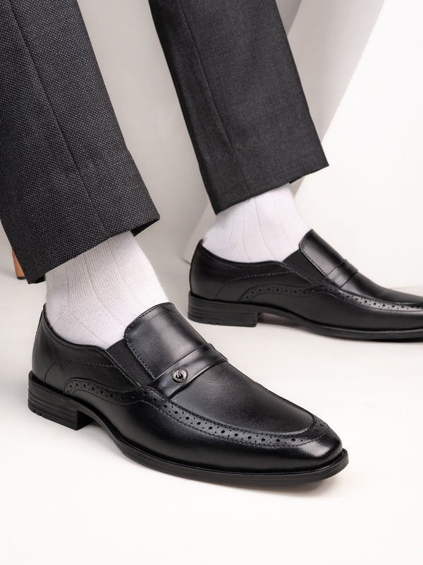 alberto torresi Alberto Torresi Black Formals Slip-Ons alberto torresi Alberto Torresi Black Formals Slip-Ons
