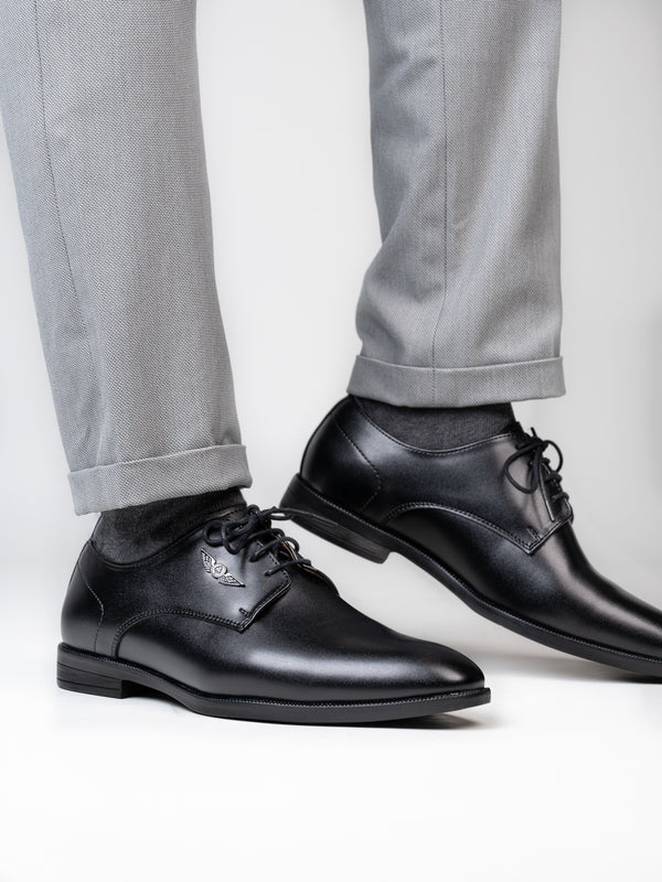 alberto torresi Alberto Torresi Black Laceup formal Shoes