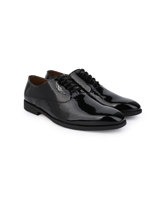 Alberto Torresi Alberto Torresi Black Patent Lace Up Formal Shoes