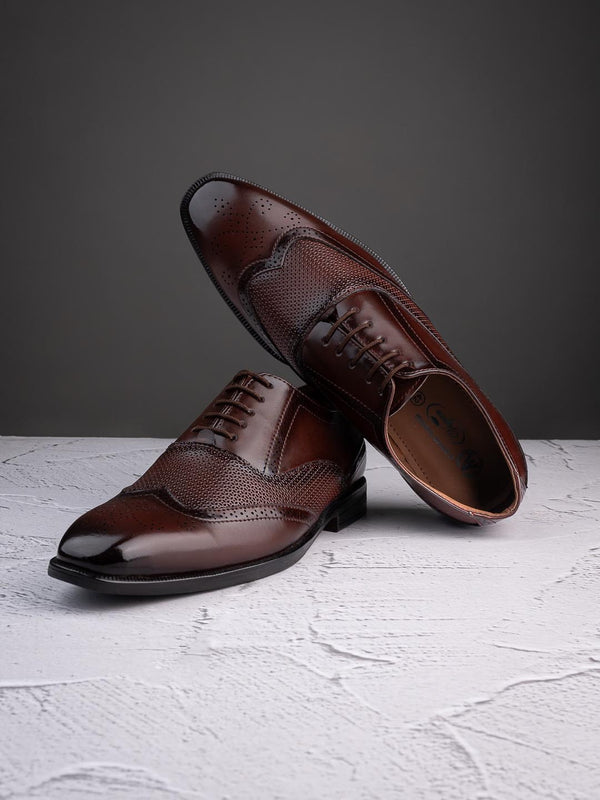 alberto torresi Alberto Torresi Brown Formal 594 Brogue Shoes