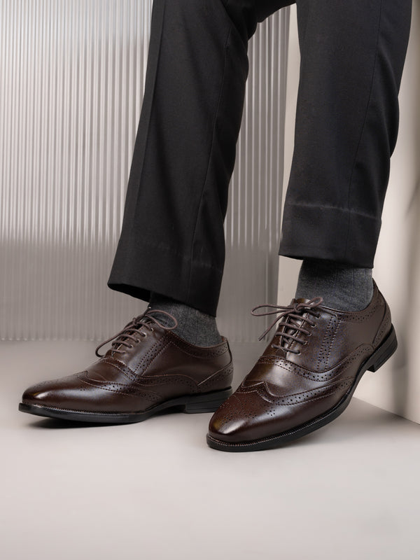 alberto torresi Alberto Torresi Brown formal Brogue Shoes