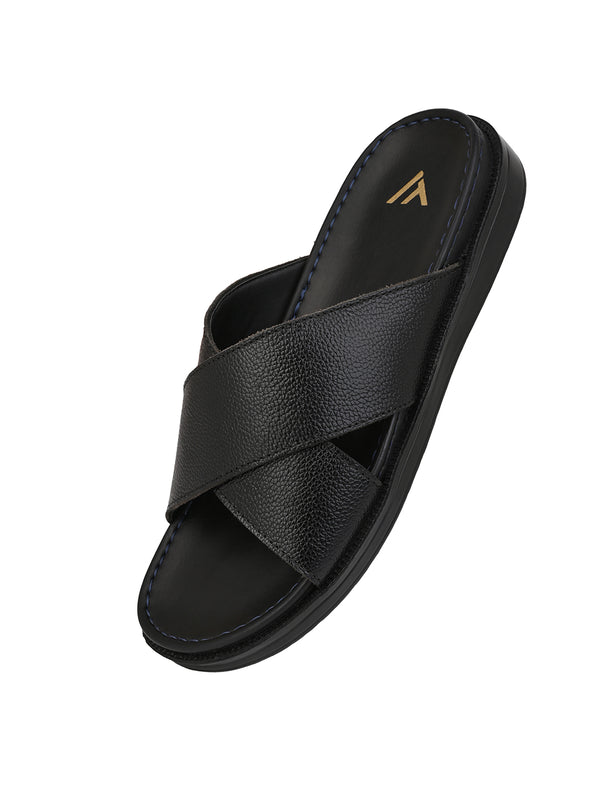Alberto Torresi Alberto Torresi Deriko Black Genuine Leather Flats