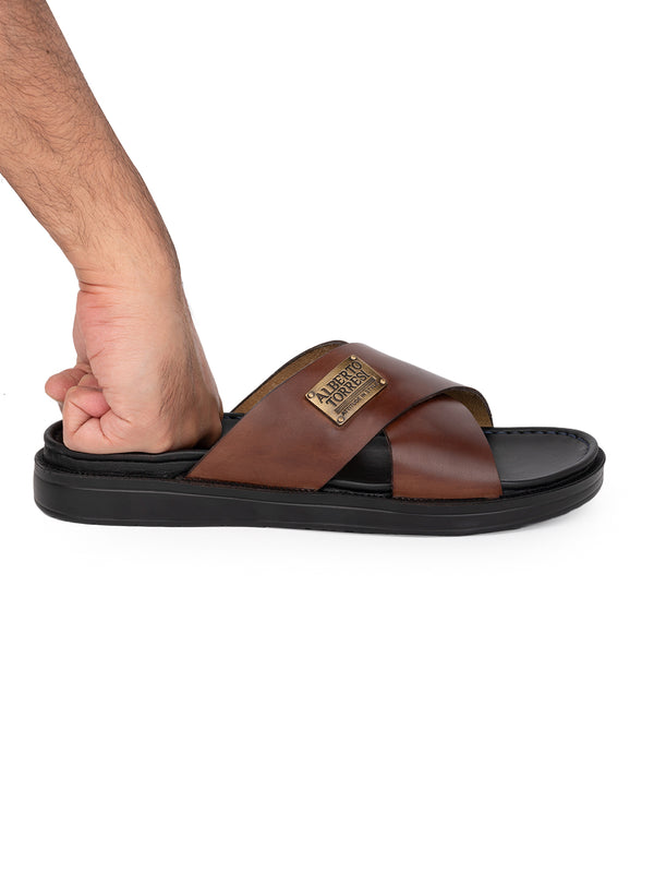 Alberto Torresi Alberto Torresi Deriko Tan Genuine Leather Flats