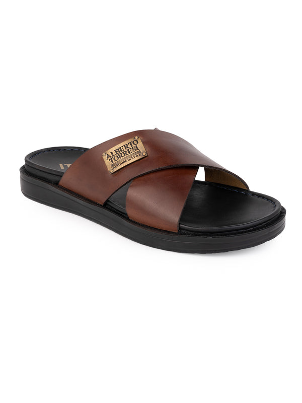 Alberto Torresi Alberto Torresi Deriko Tan Genuine Leather Flats