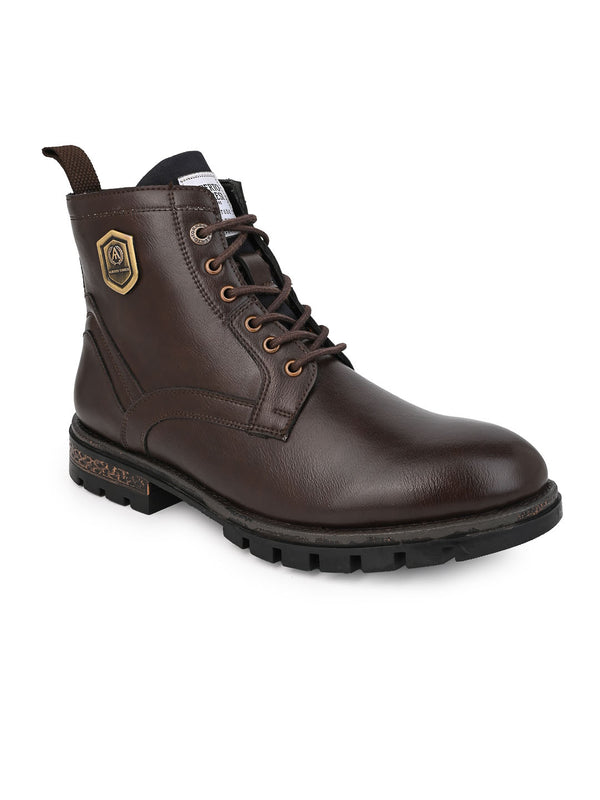alberto torresi Alberto Torresi Devl 552 Robust Shiny And Masculine Boot With Zipper On Inside For Easy Of Wear