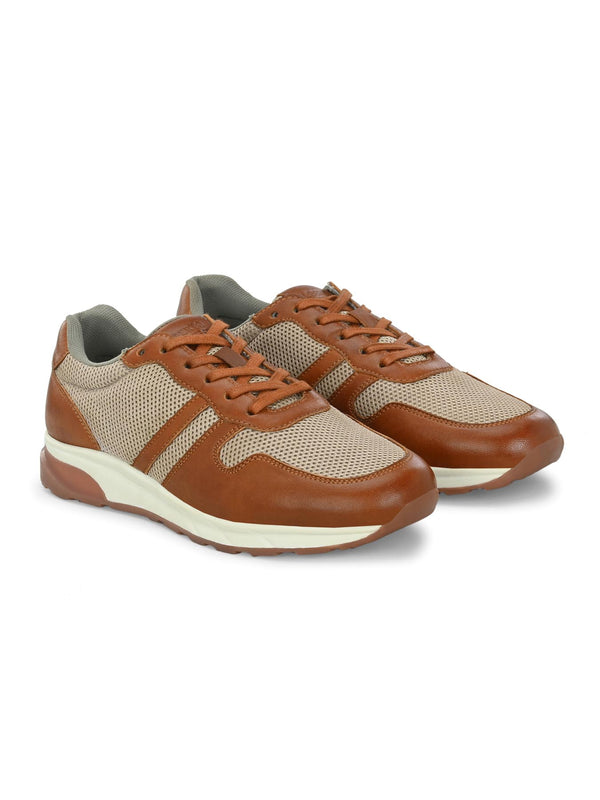 Alberto Torresi Alberto Torresi Genuine Leather 569 Tan Sneakers