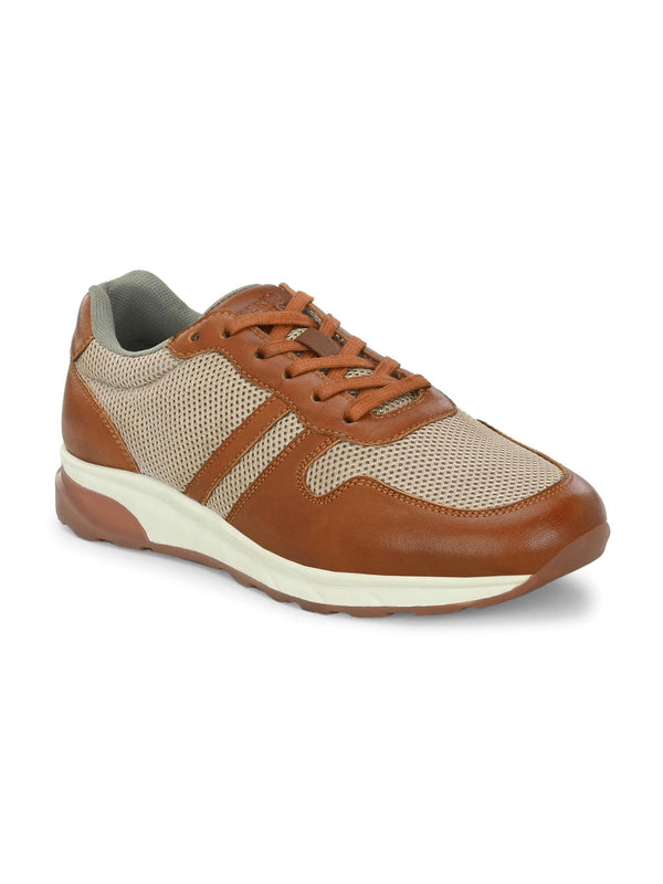 alberto torresi Alberto Torresi Genuine Leather 569 Tan Sneakers