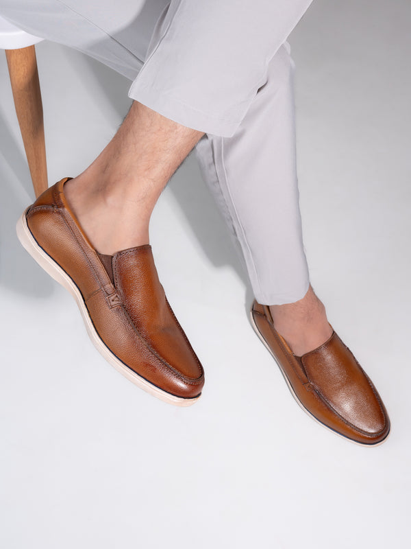 alberto torresi Alberto Torresi Genuine Leather Alpha Male Loafers