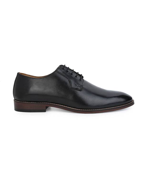 Alberto Torresi Alberto Torresi Genuine Leather Black Formal Derby Shoes