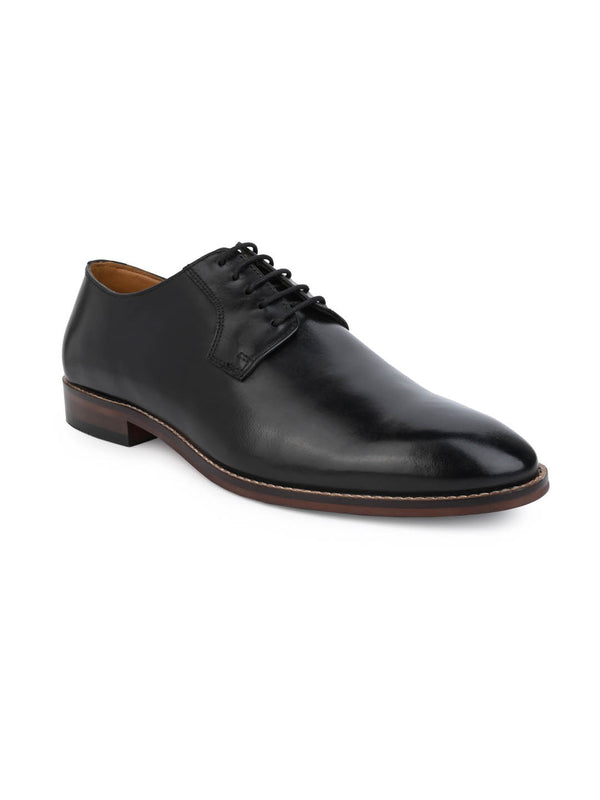 Alberto Torresi Alberto Torresi Genuine Leather Black Formal Derby Shoes