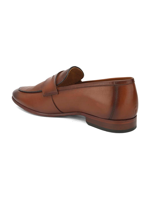 Alberto Torresi Alberto Torresi Genuine Leather Brown Loafers For Men