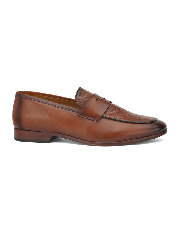 Alberto Torresi Alberto Torresi Genuine Leather Brown Loafers For Men