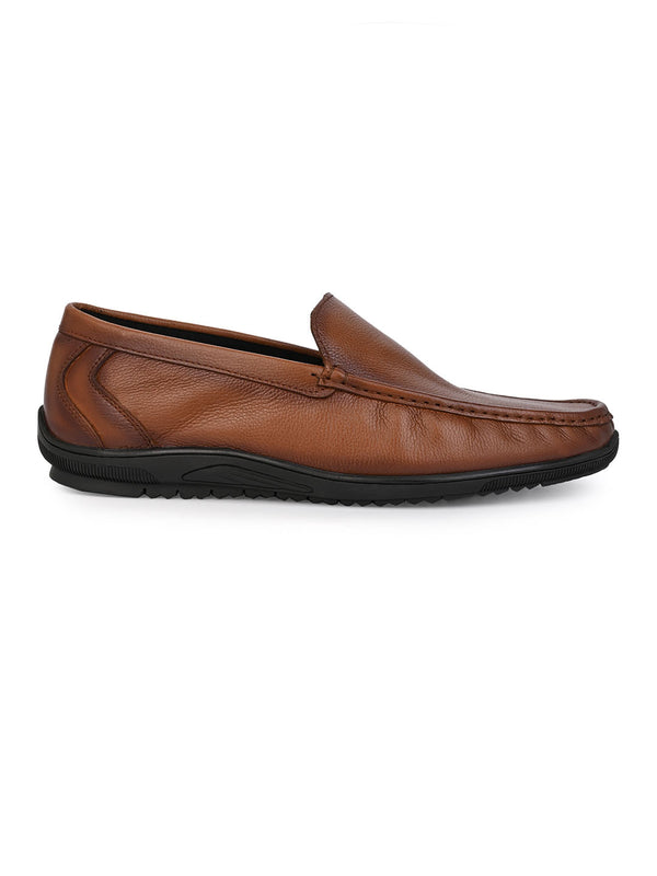 Alberto Torresi Alberto Torresi Genuine Leather Filter Series Rubber Sole With Padded Comfort Plain Loafers