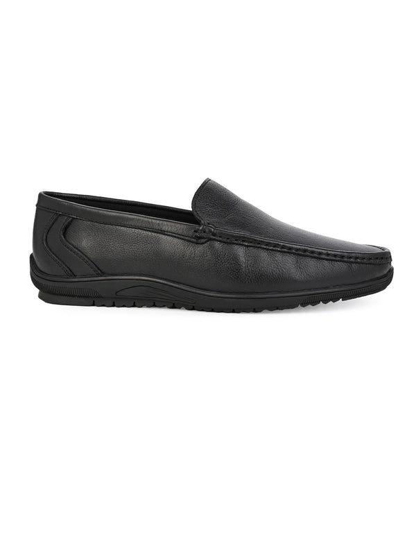 Alberto Torresi Alberto Torresi Genuine Leather Filter Series Rubber Sole With Padded Comfort Plain Loafers