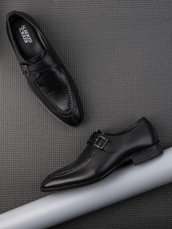 Alberto Torresi Alberto Torresi Genuine Leather Monk Shoes