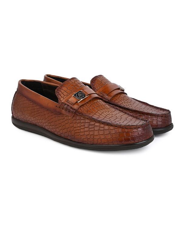 Alberto Torresi Alberto Torresi Genuine Leather Textured Impact Technolog Slip On