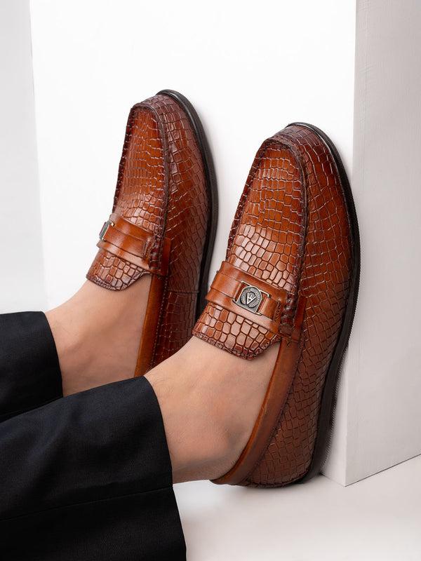 alberto torresi Alberto Torresi Genuine Leather Textured Impact Technolog Slip On