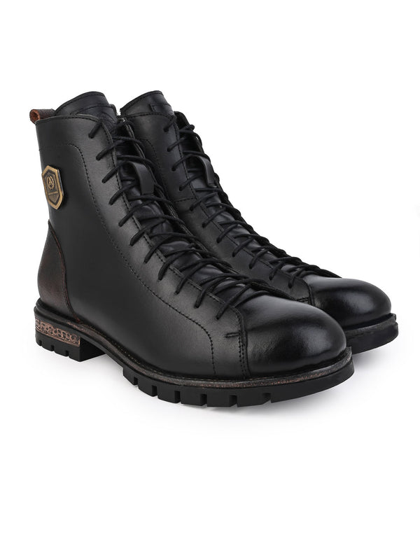 Alberto Torresi Alberto Torresi HEADON Series Devl 551 Robust TPR Sole Leather Long Boots