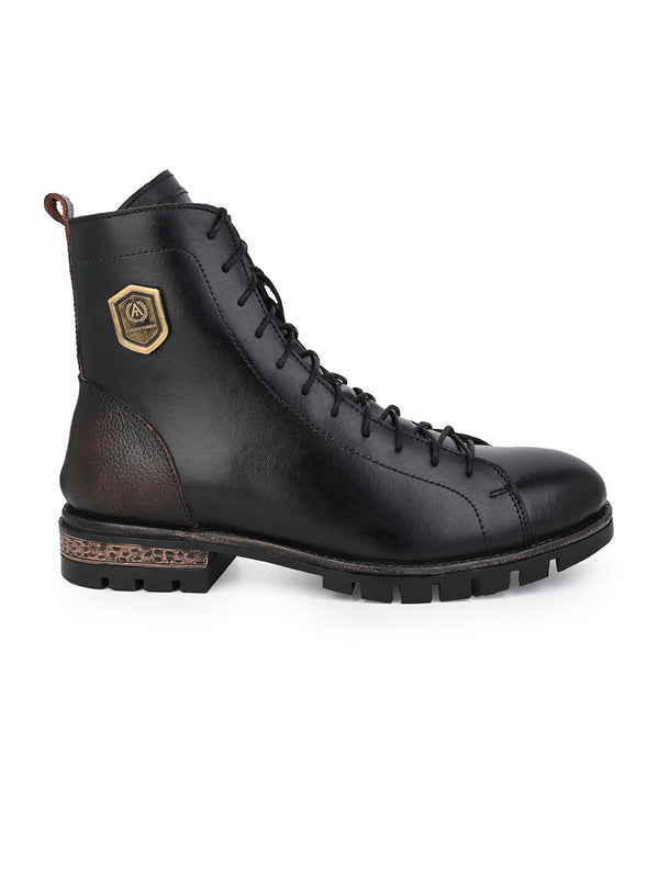 Alberto Torresi Alberto Torresi HEADON Series Devl 551 Robust TPR Sole Leather Long Boots