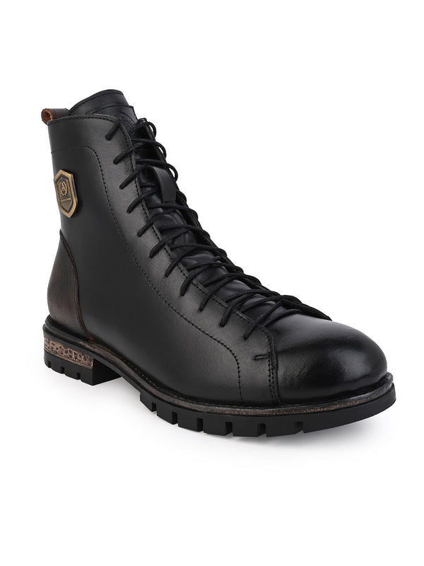 alberto torresi Alberto Torresi HEADON Series Devl 551 Robust TPR Sole Leather Long Boots