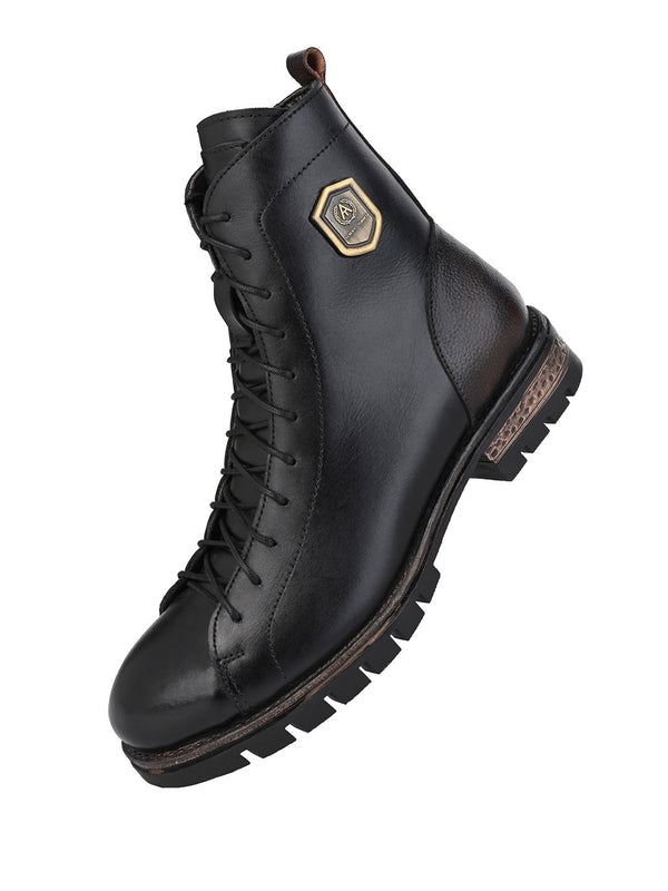 Alberto Torresi Alberto Torresi HEADON Series Devl 551 Robust TPR Sole Leather Long Boots