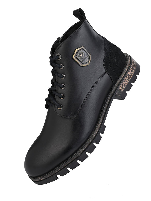 Alberto Torresi Alberto Torresi Headon Series Devl553 Pure Grain Leather Ankle Chukkas For Men