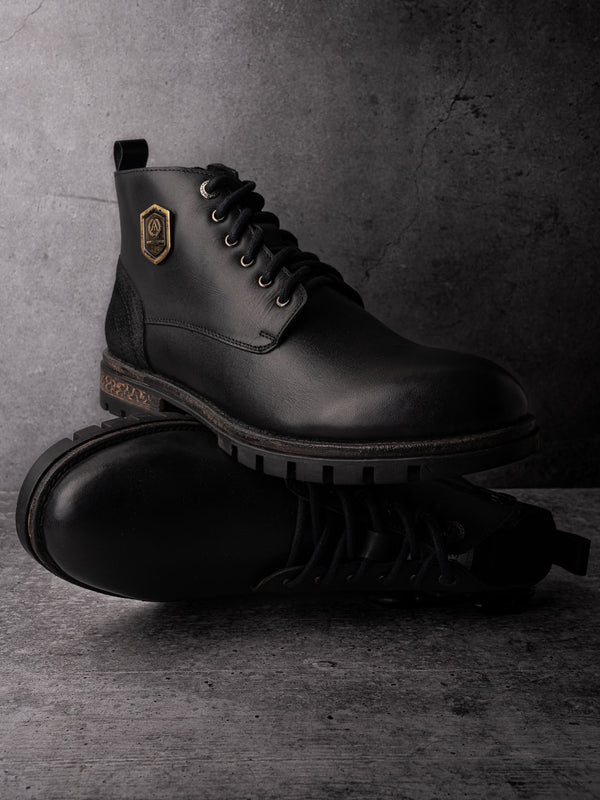 alberto torresi Alberto Torresi Headon Series Devl553 Pure Grain Leather Ankle Chukkas For Men