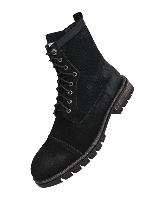 Alberto Torresi Alberto Torresi Headon Series Devl556 Suede Distress Long Boots For Men