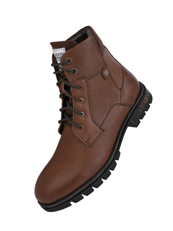 Alberto Torresi Alberto Torresi Headon Series Devl557 Mild Leather Long Lace Up Boots
