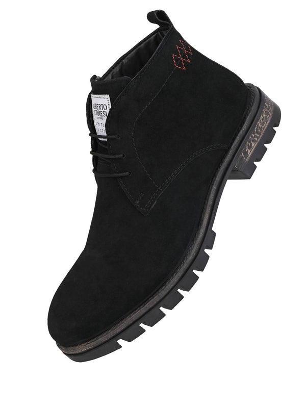 Alberto Torresi Alberto Torresi Headon Series Devl559 Genuine Suede High Tops For Men