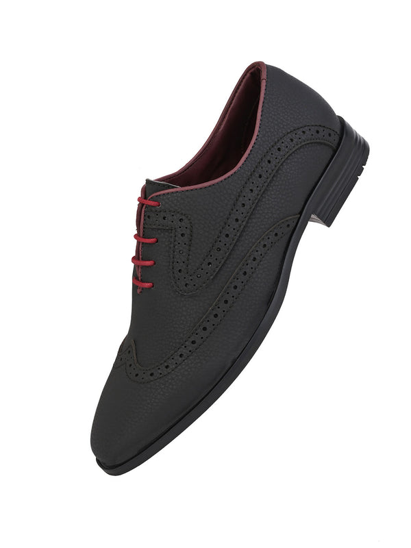 Alberto Torresi Alberto Torresi Matte Finish Black Formal Shoes
