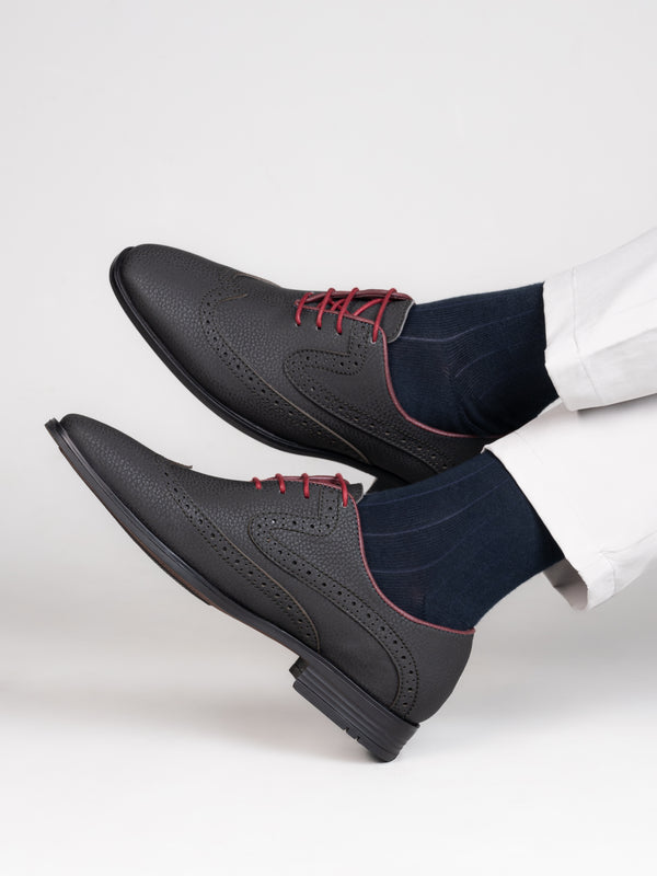 alberto torresi Alberto Torresi Matte Finish Black Formal Shoes alberto torresi Alberto Torresi Matte Finish Black Formal Shoes