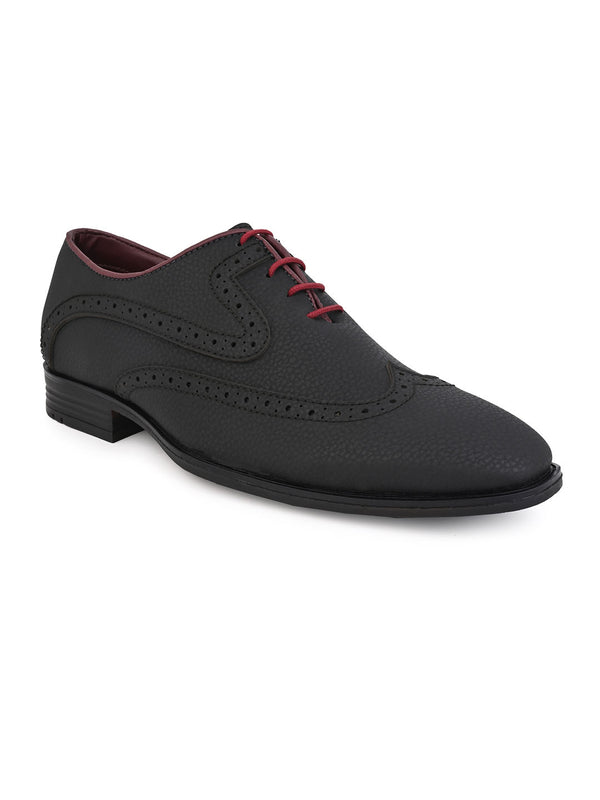 Alberto Torresi Alberto Torresi Matte Finish Black Formal Shoes